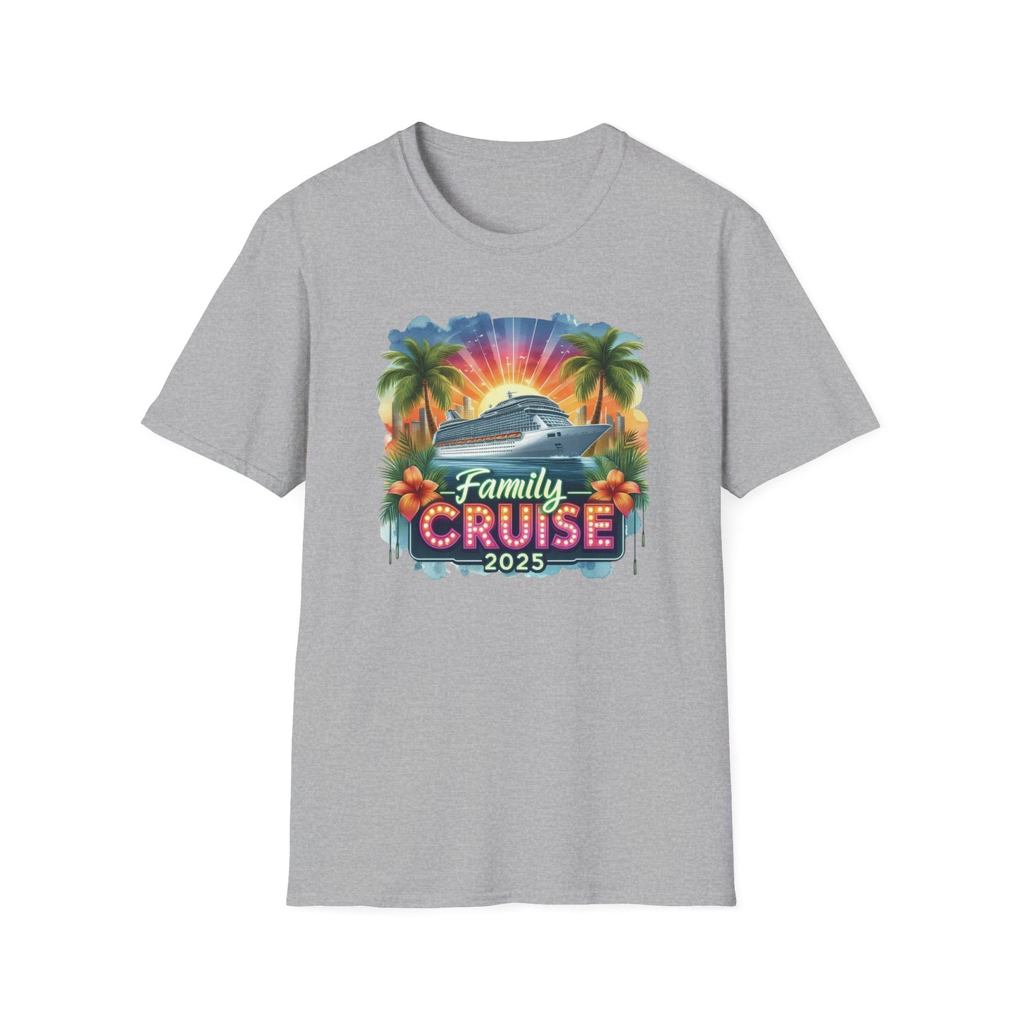 Sunset Family Cruise 2025 T-Shirt
