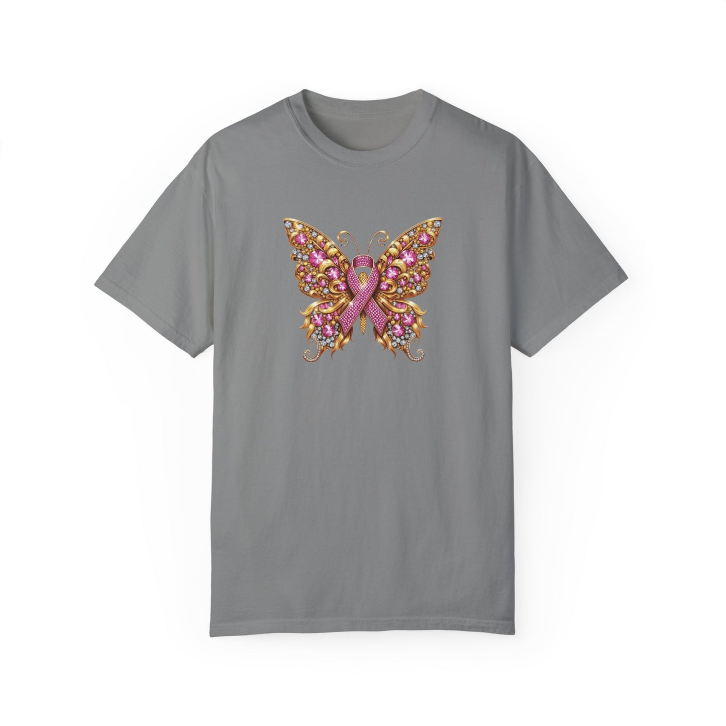 Butterfly Breast Cancer Awareness T-Shirt