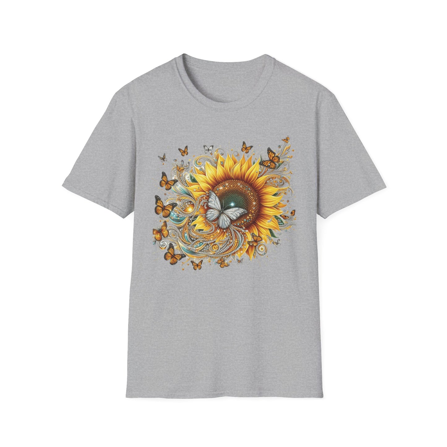 "Sunflower Golden Bloom Fantasy" T-Shirt