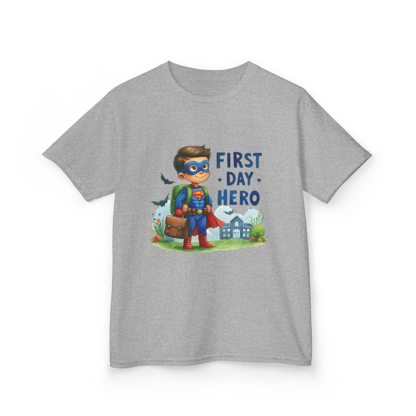 Superhero First Day Kids Tee