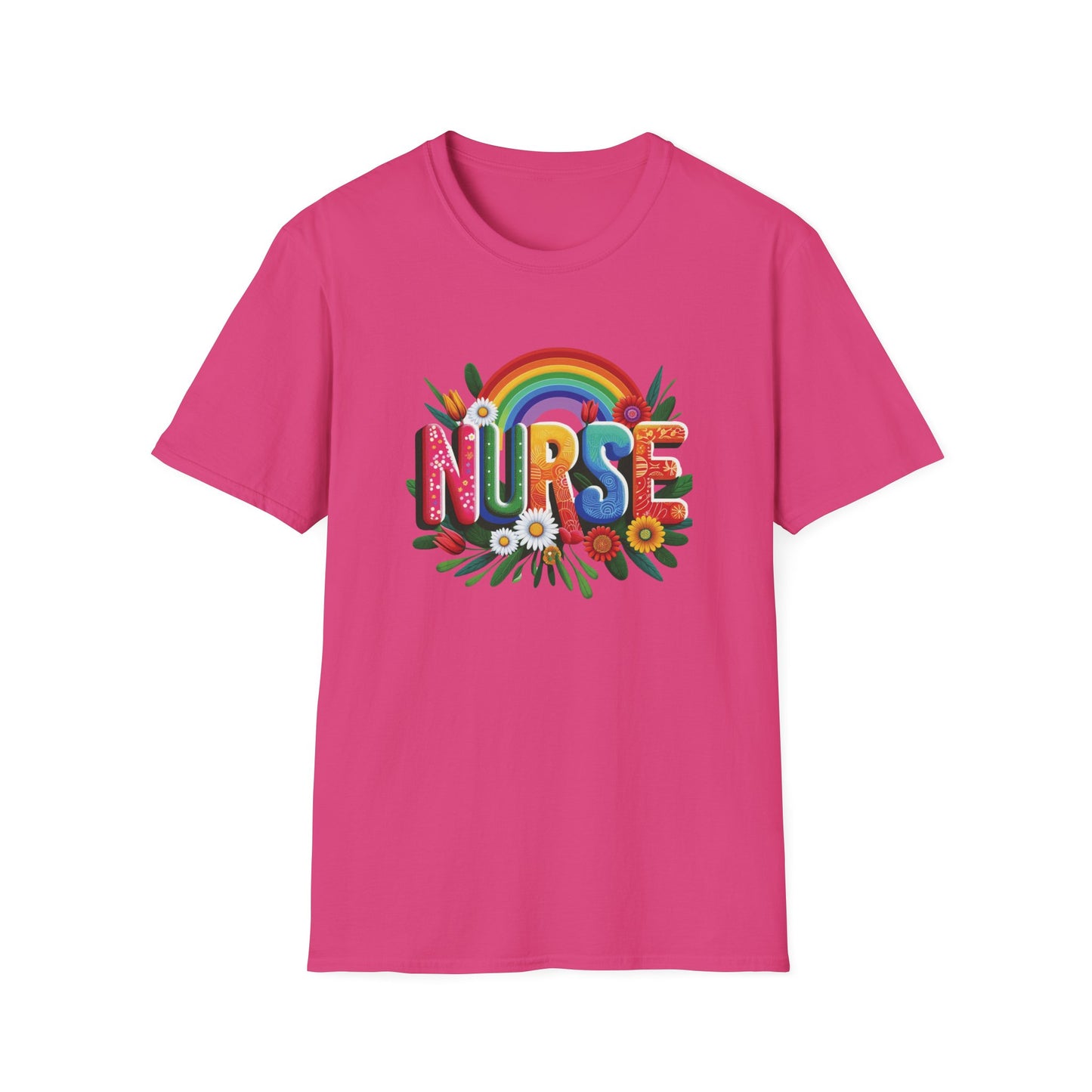 Rainbow Tribute Nurse T-Shirt