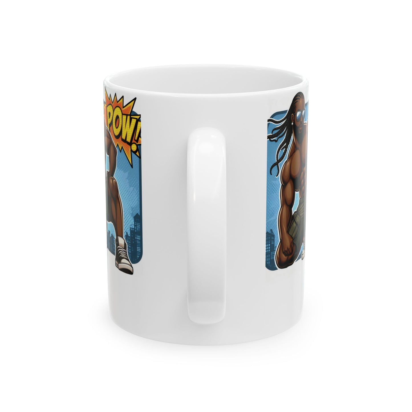 The POW! Dad Saves the Day Mug