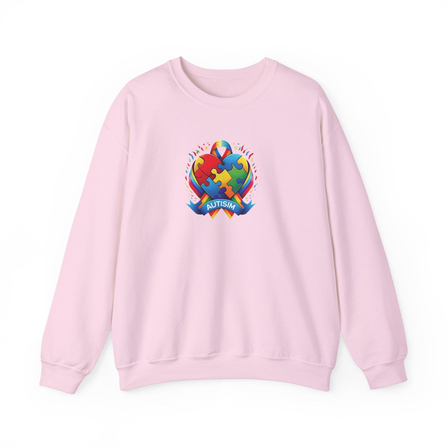 Stand for Autism Puzzle Ribbon Autism Sweatshirt