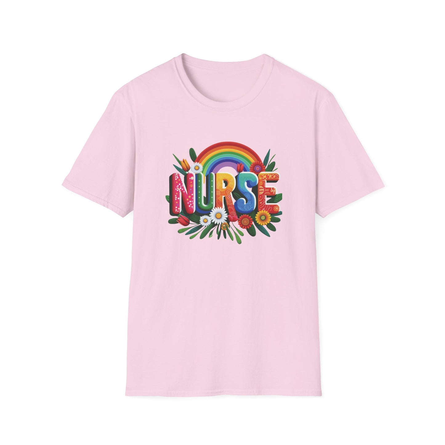 Rainbow Tribute Nurse T-Shirt