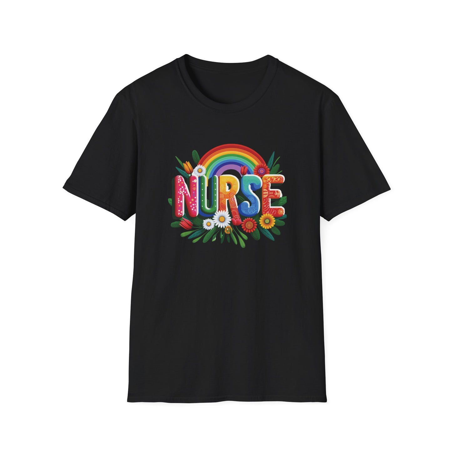 Rainbow Tribute Nurse T-Shirt