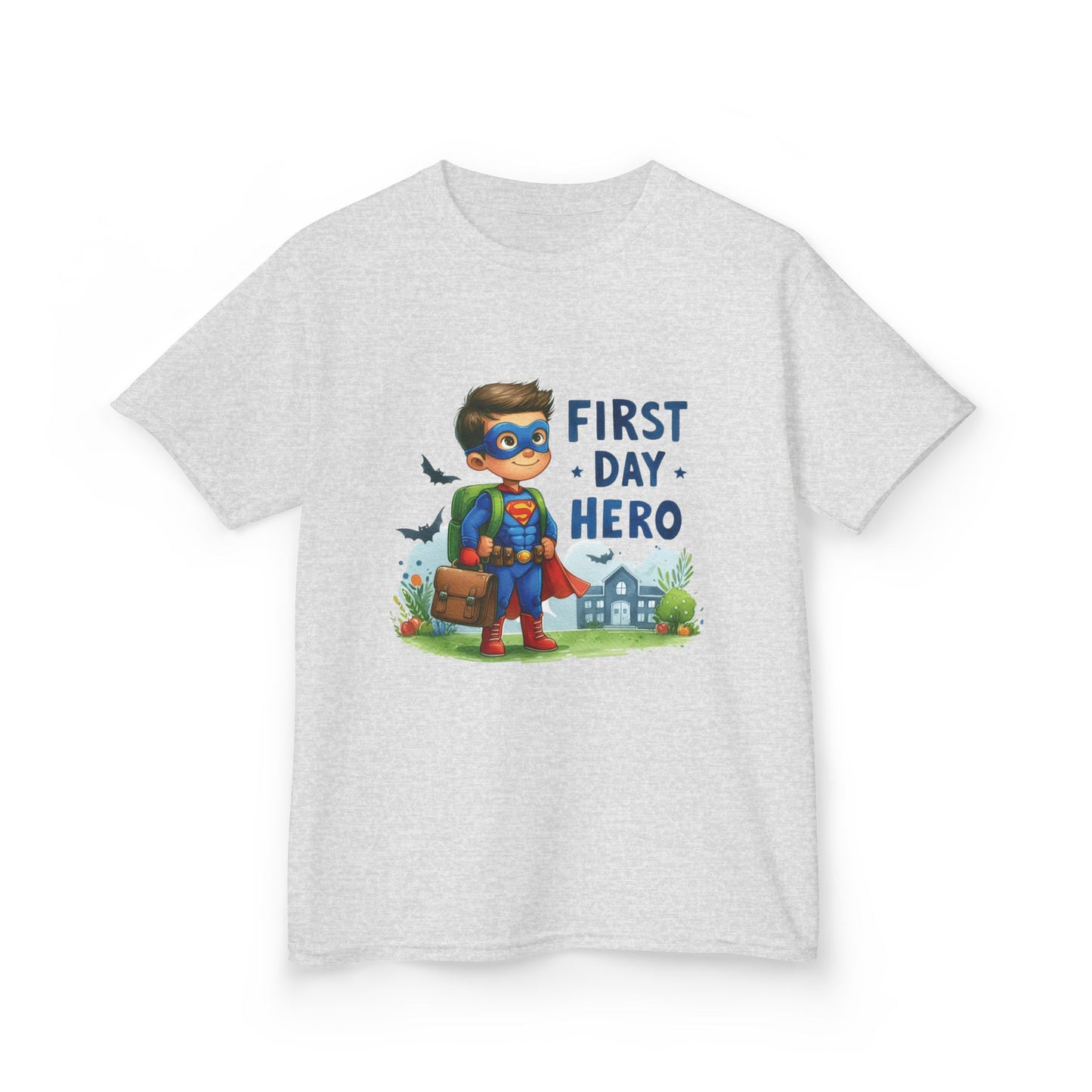 Superhero First Day Kids Tee