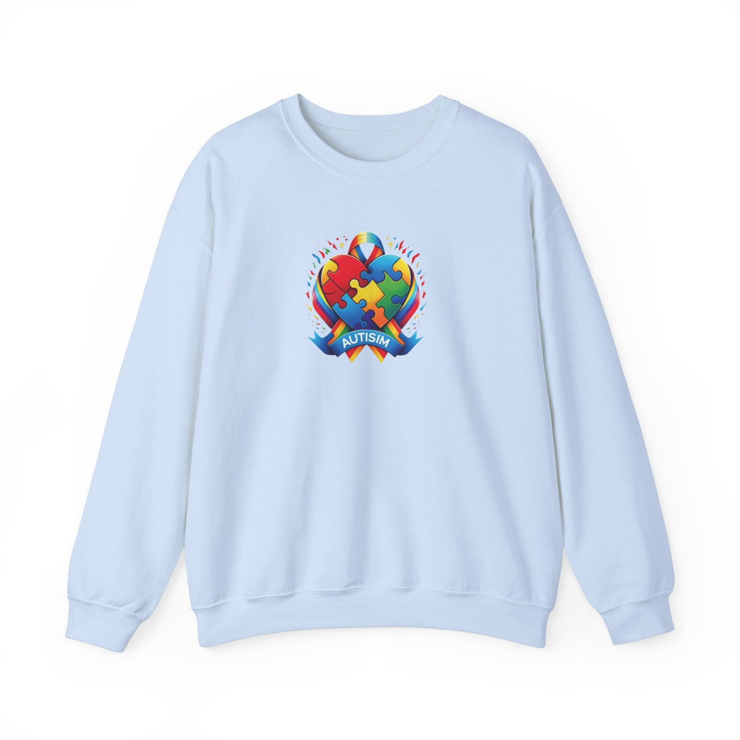 Stand for Autism Puzzle Ribbon Autism Sweatshirt