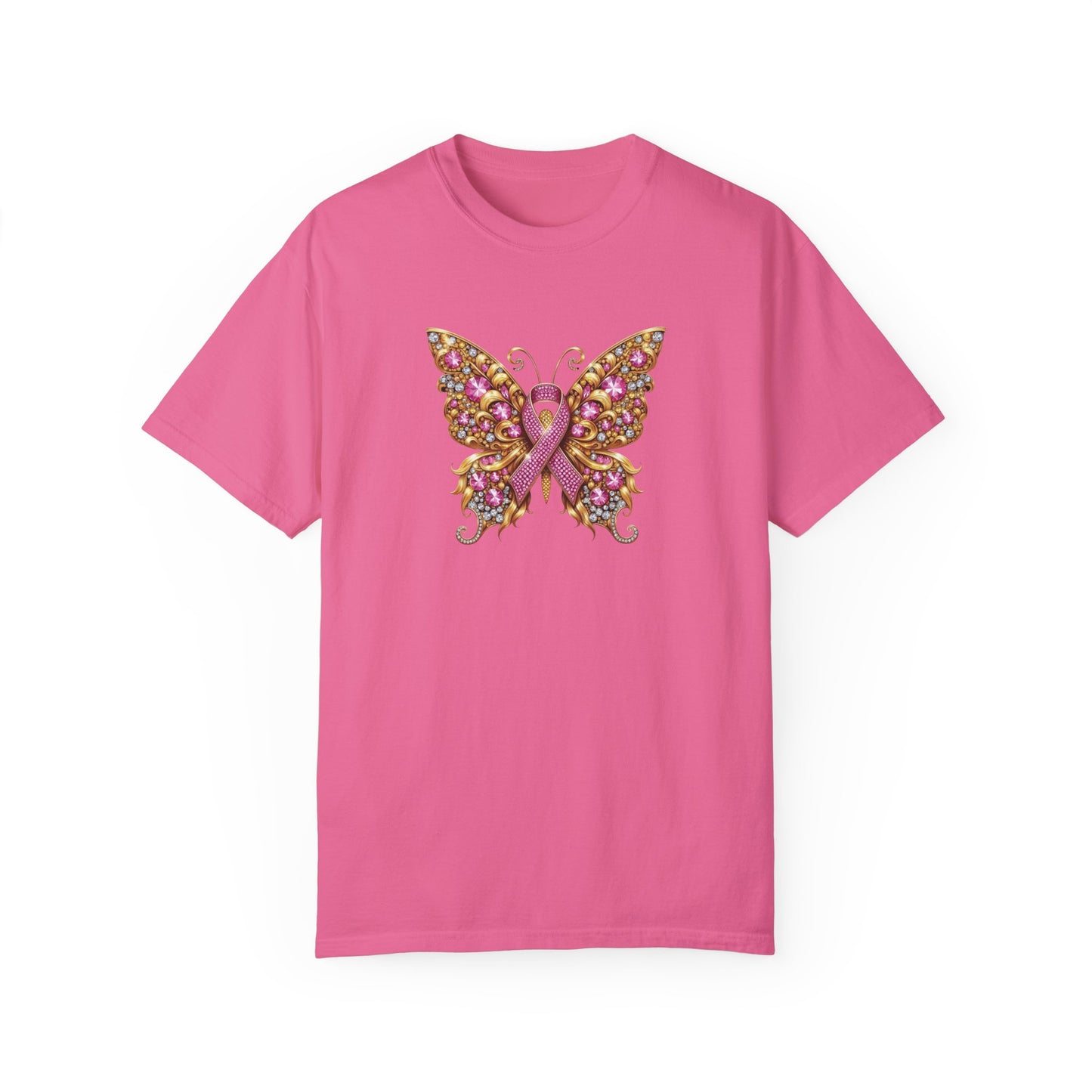 Butterfly Breast Cancer Awareness T-Shirt