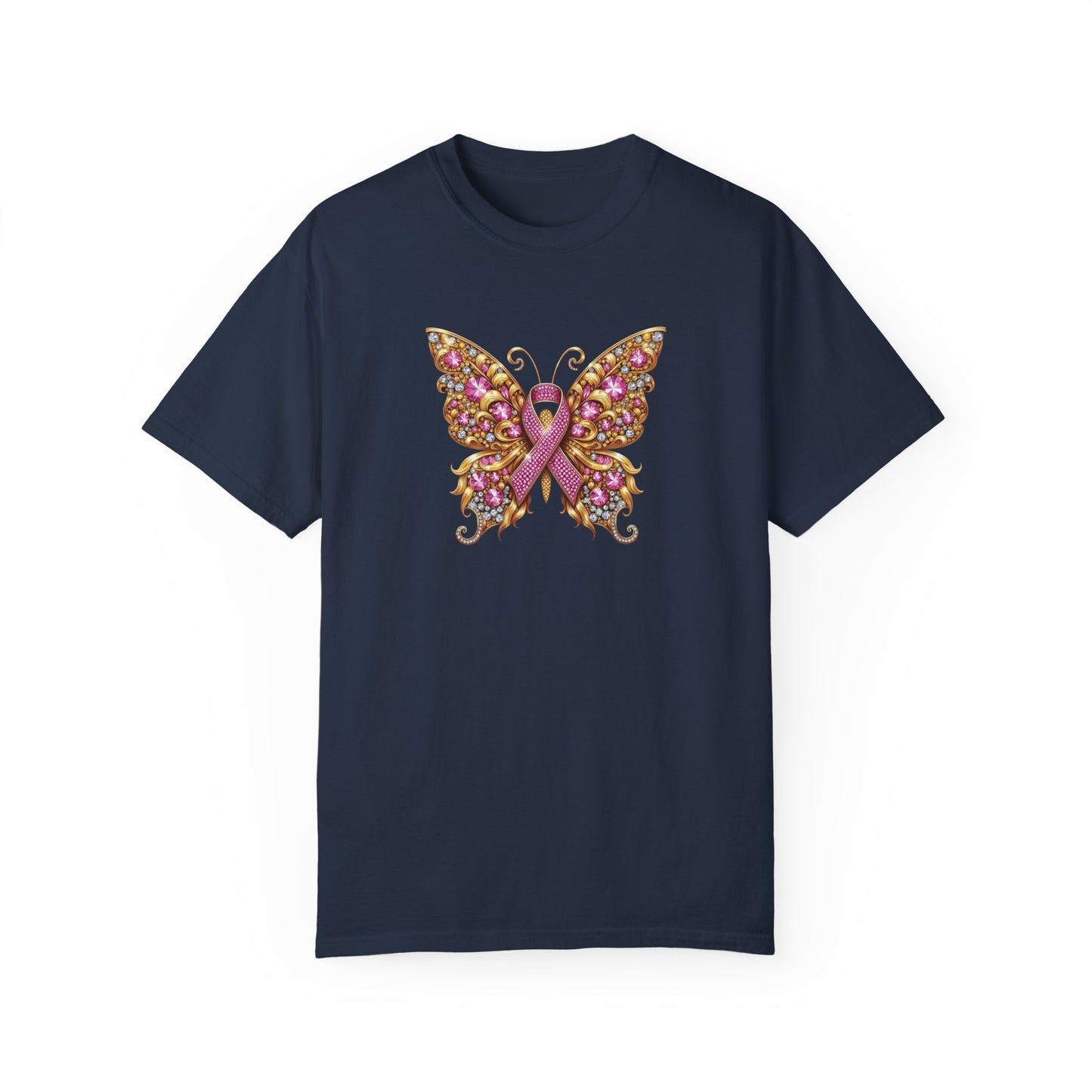 Butterfly Breast Cancer Awareness T-Shirt
