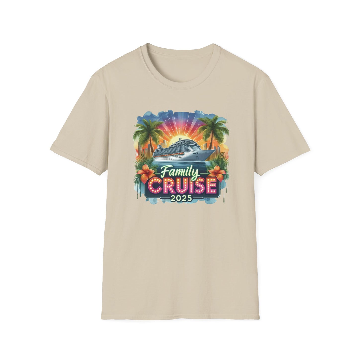 Sunset Family Cruise 2025 T-Shirt