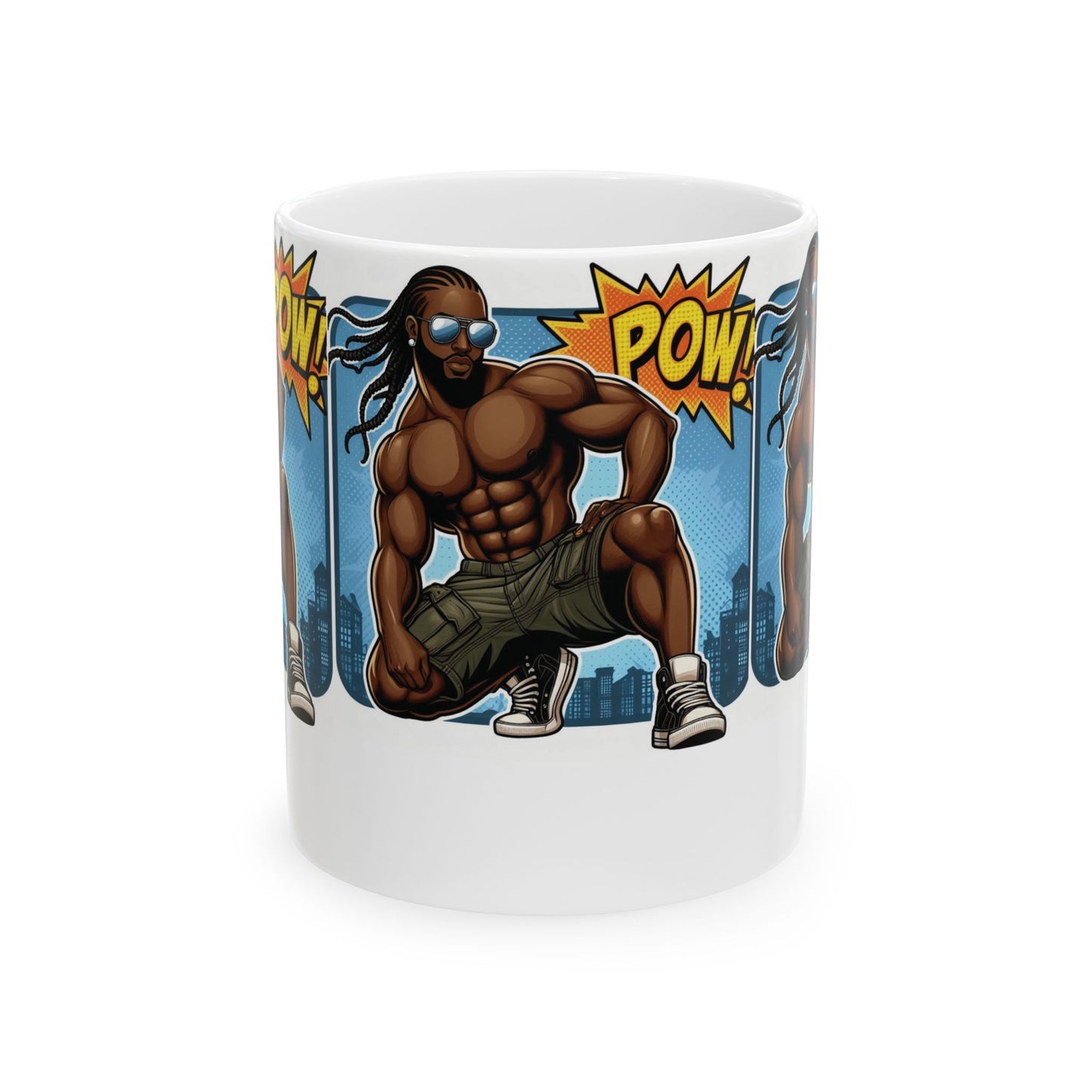 The POW! Dad Saves the Day Mug