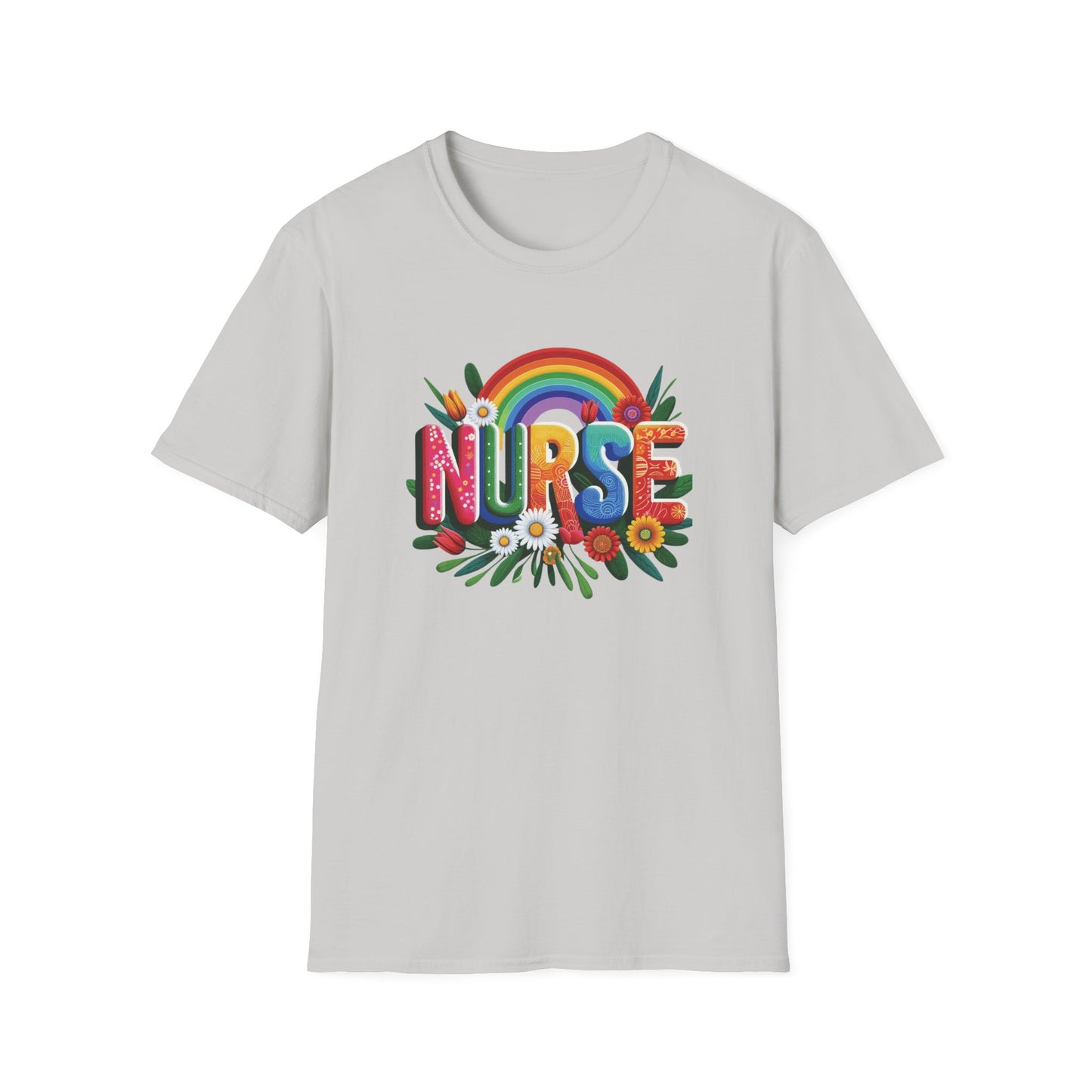 Rainbow Tribute Nurse T-Shirt