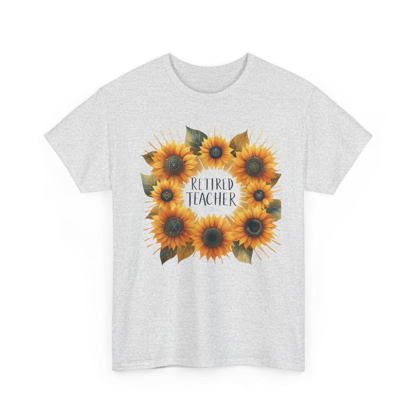 Sunflower Retired Teacher Tee