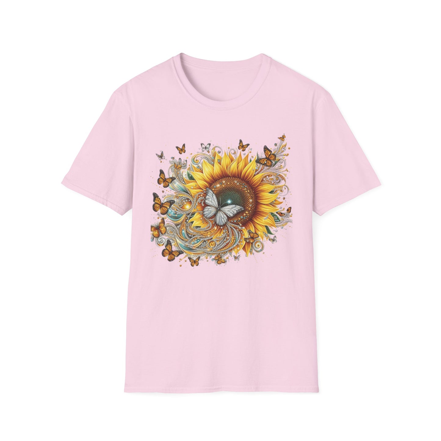 "Sunflower Golden Bloom Fantasy" T-Shirt