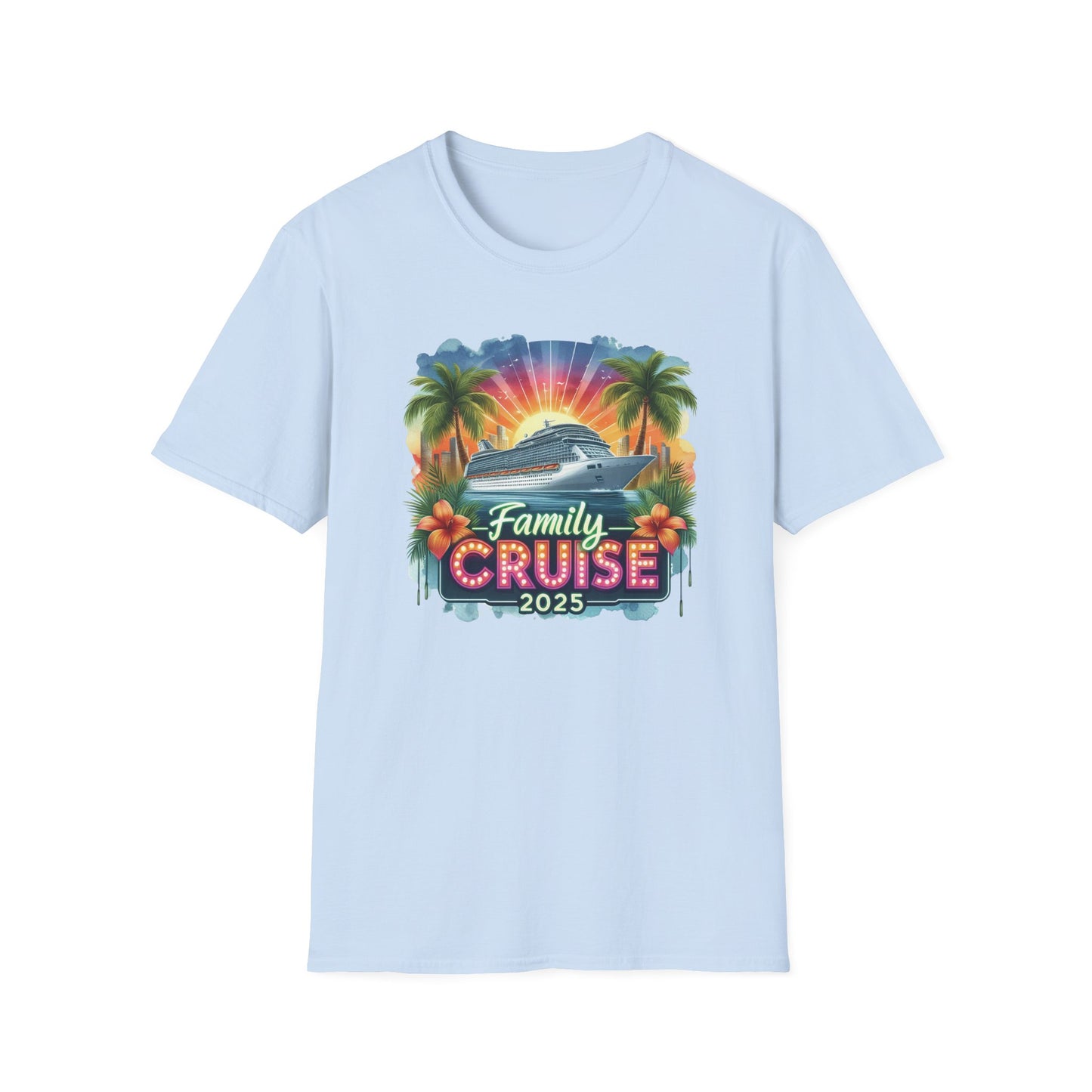 Sunset Family Cruise 2025 T-Shirt