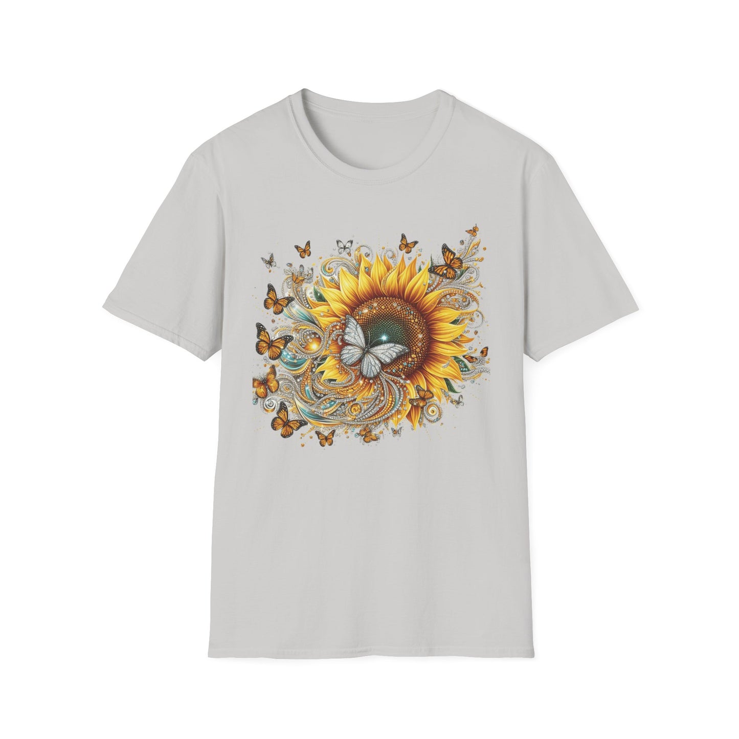 "Sunflower Golden Bloom Fantasy" T-Shirt