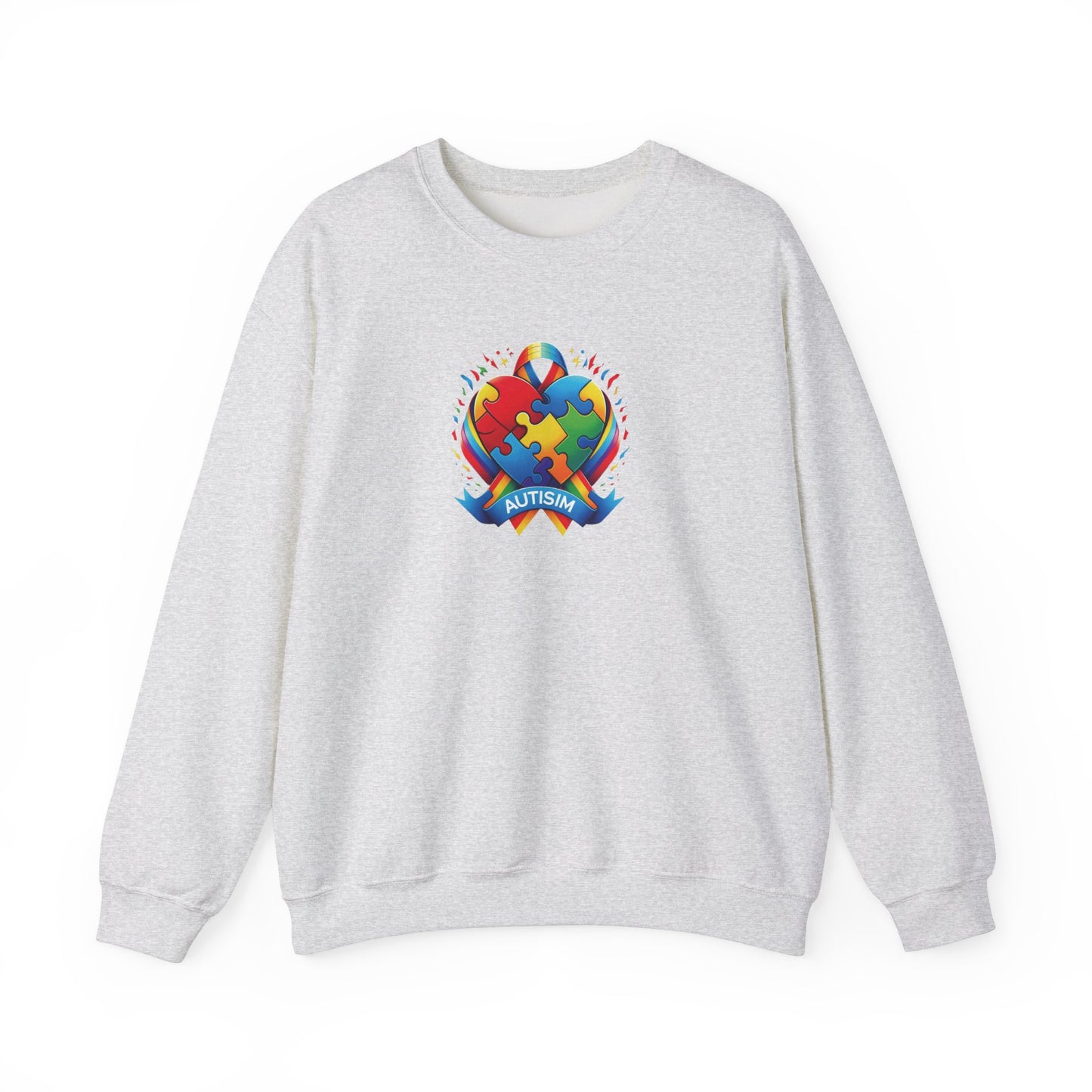 Stand for Autism Puzzle Ribbon Autism Sweatshirt