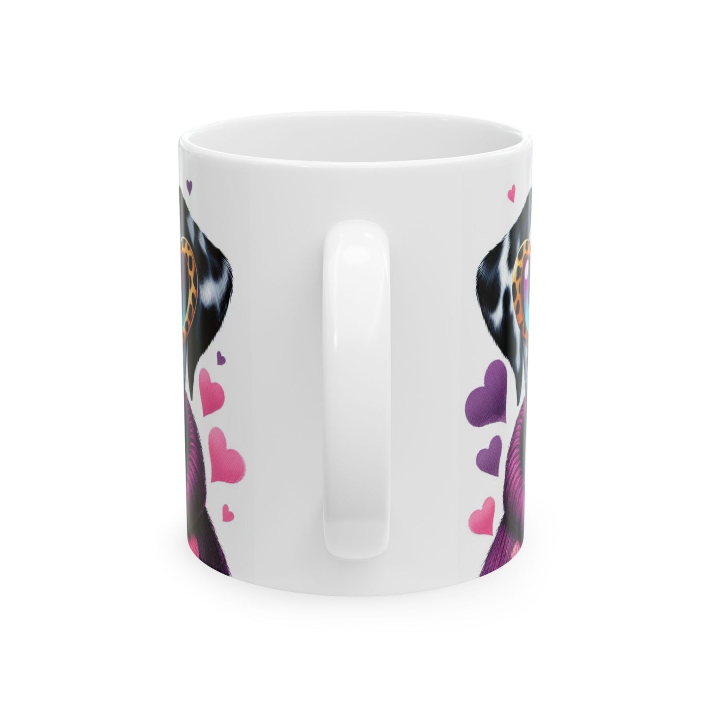 Dalmatian Dreams in Pink and Purple Mug