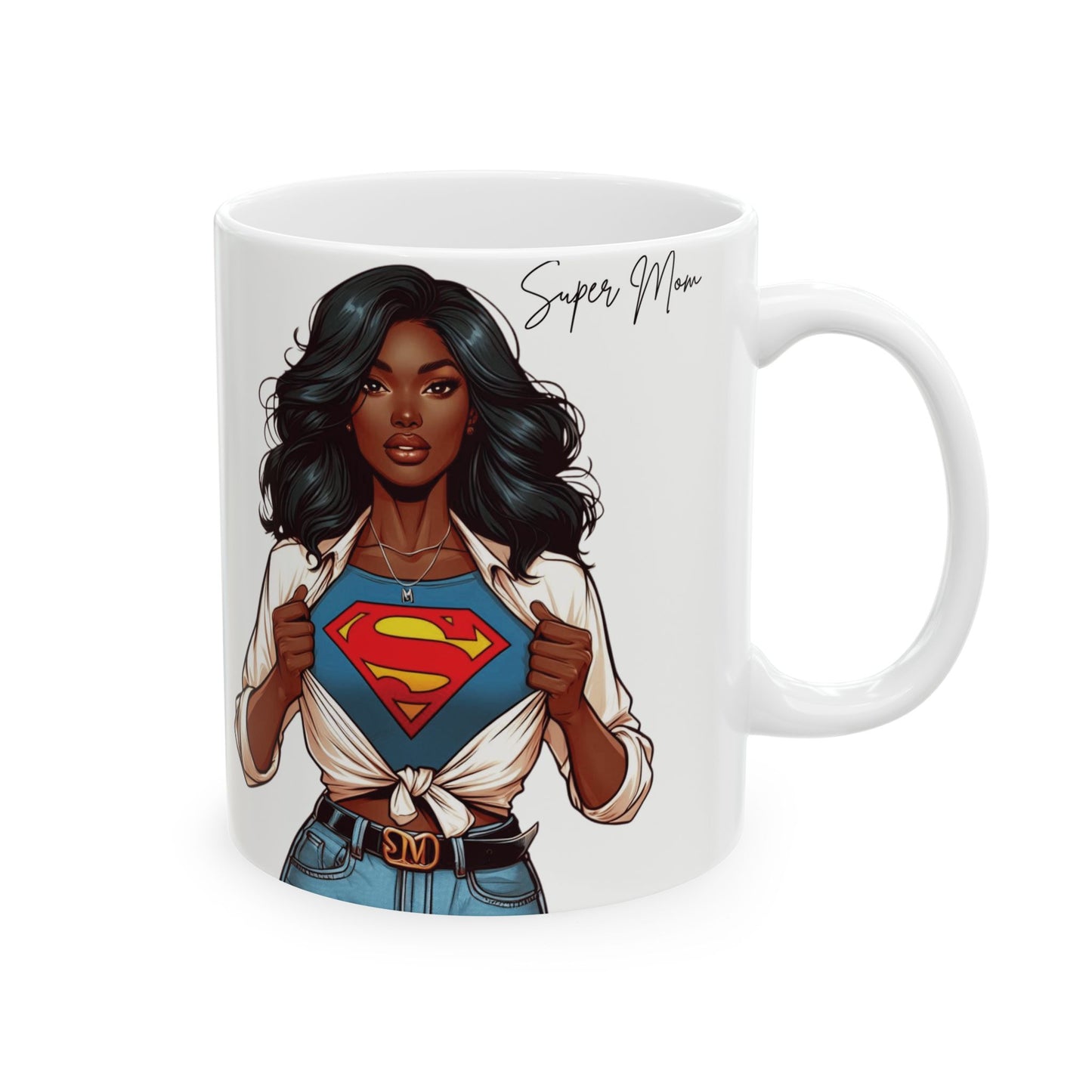 Empowering Super Mom Mug