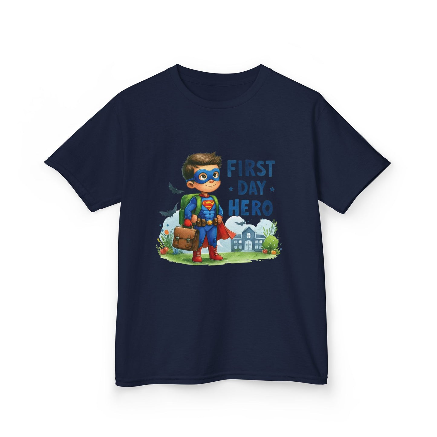 Superhero First Day Kids Tee