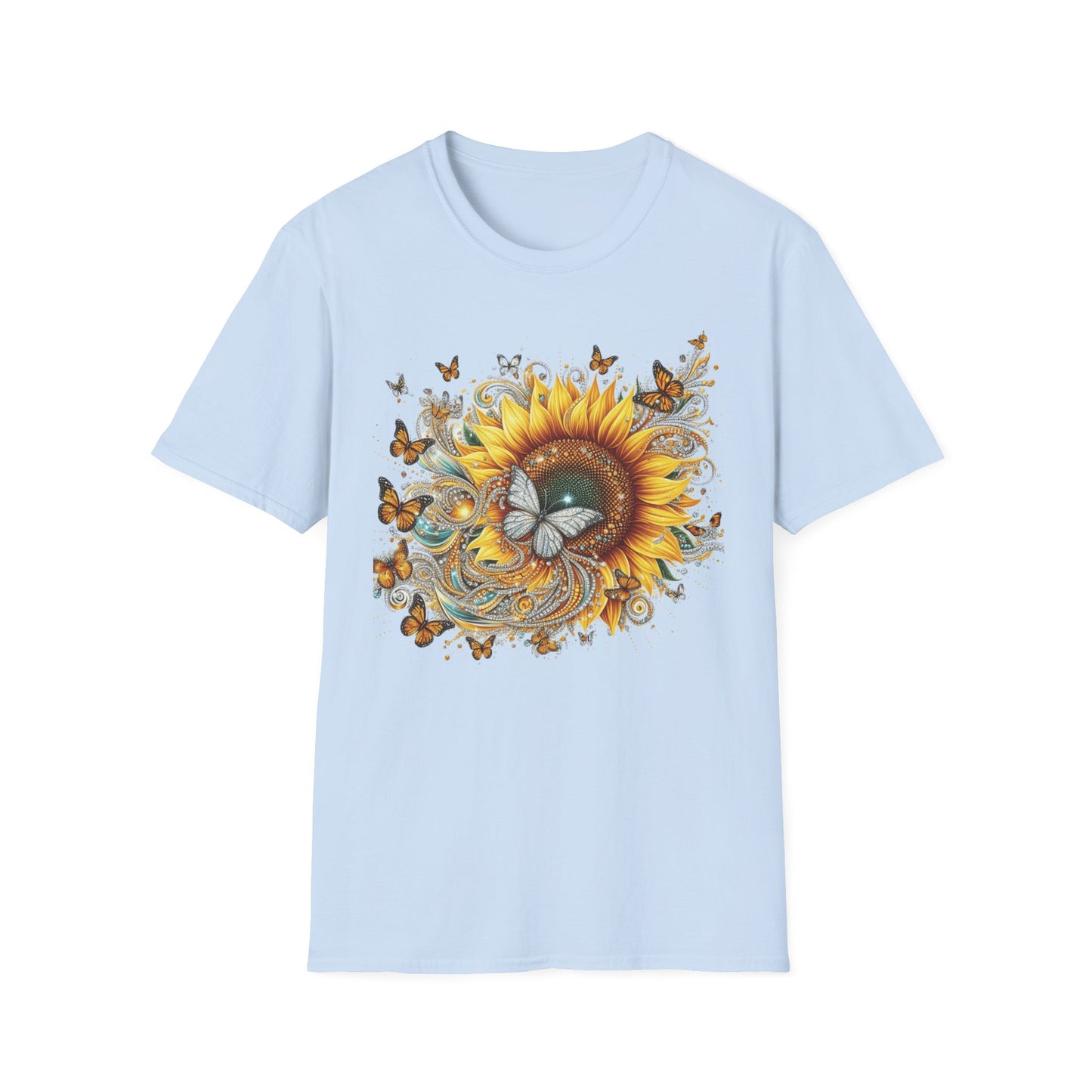 "Sunflower Golden Bloom Fantasy" T-Shirt