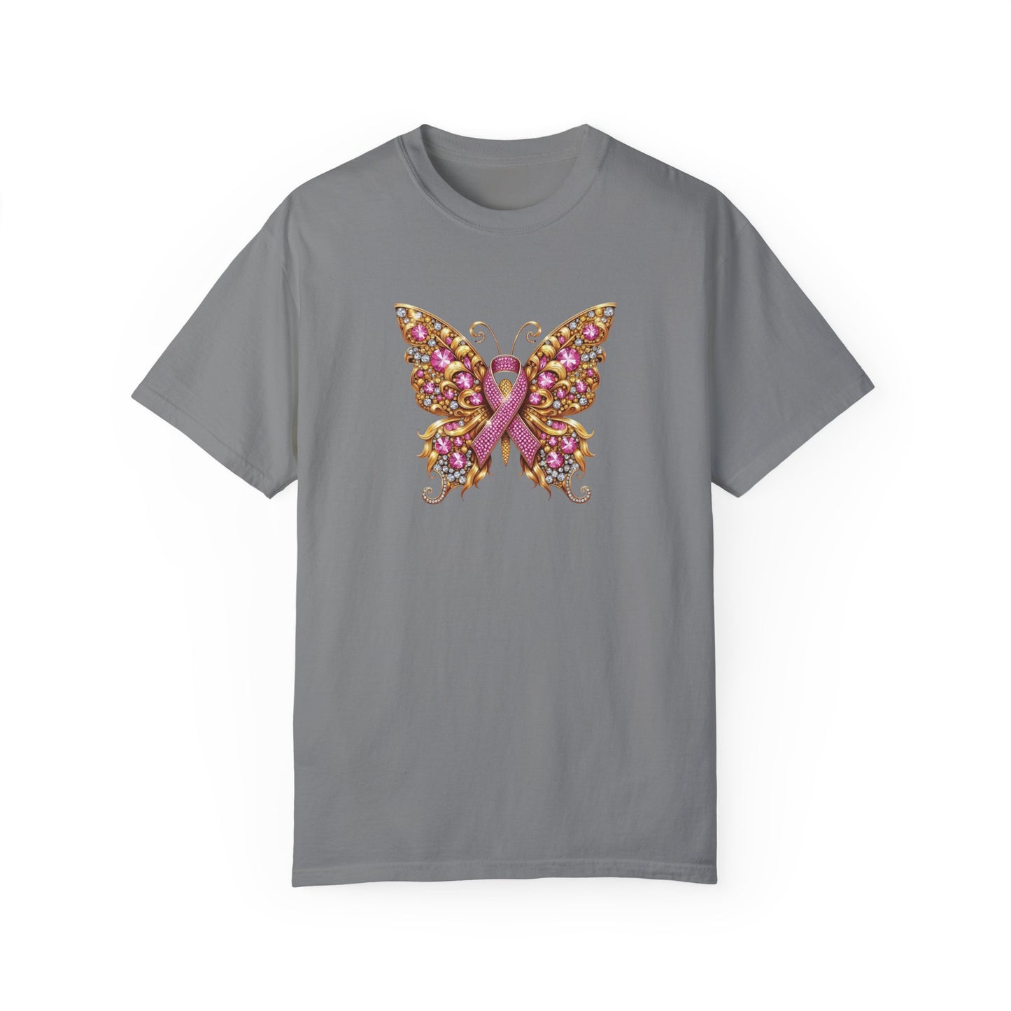 Butterfly Breast Cancer Awareness T-Shirt