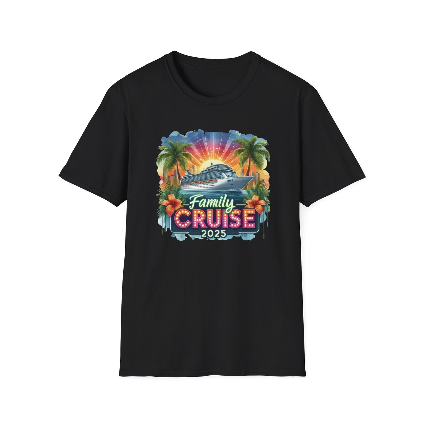 Sunset Family Cruise 2025 T-Shirt
