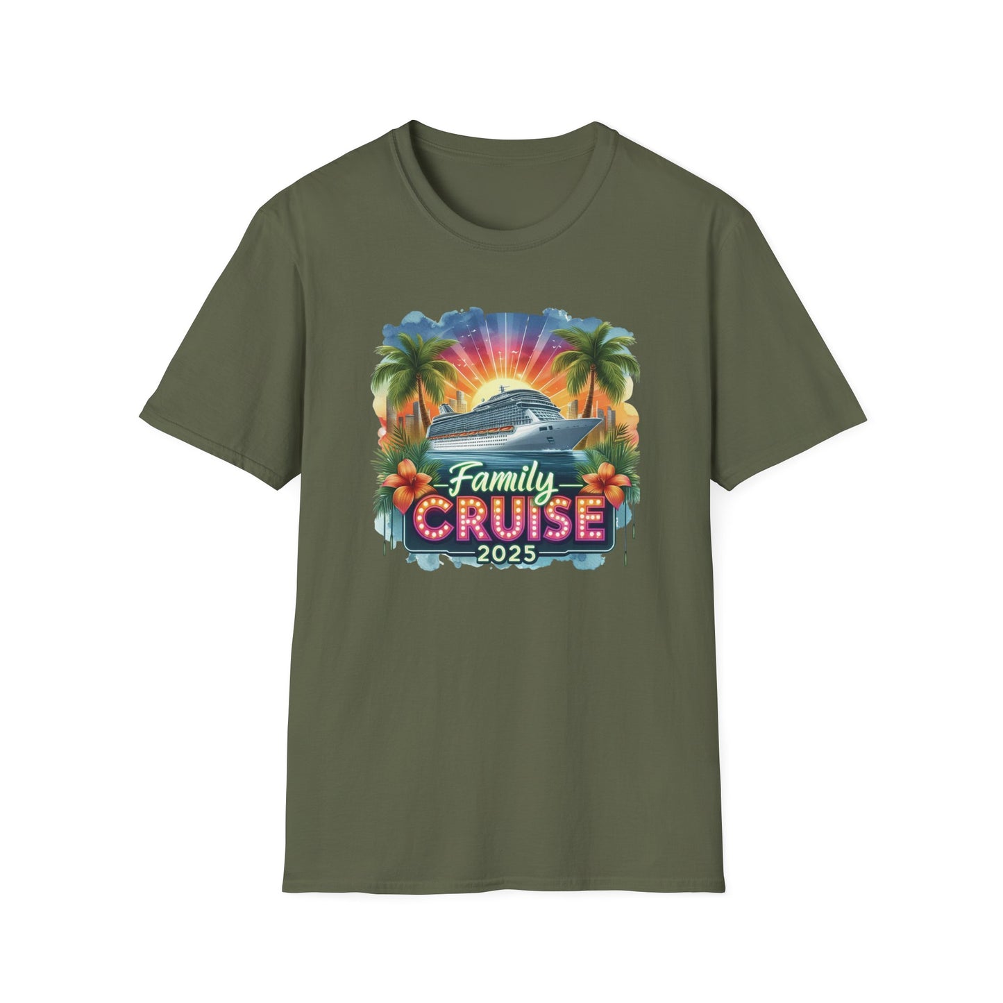 Sunset Family Cruise 2025 T-Shirt