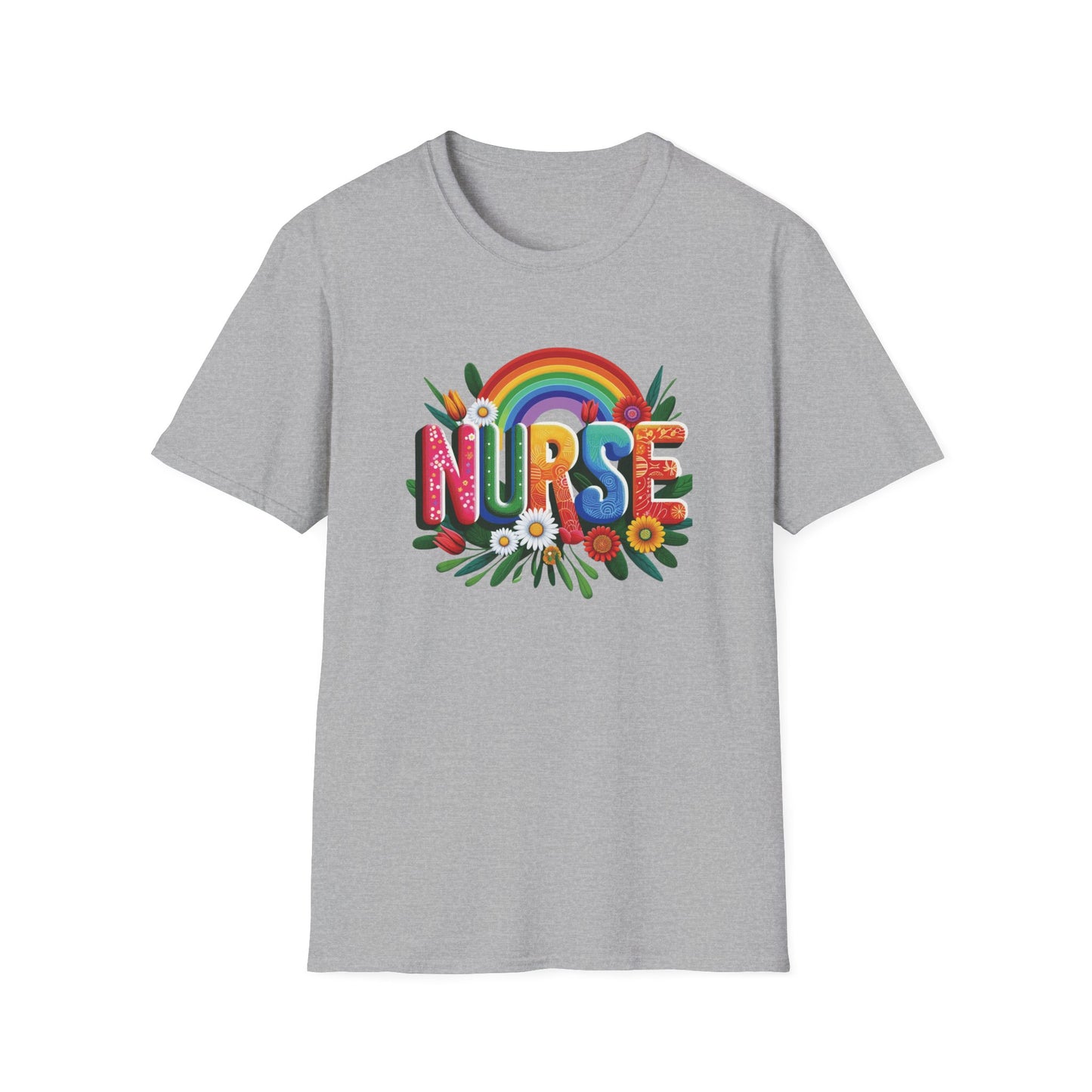 Rainbow Tribute Nurse T-Shirt