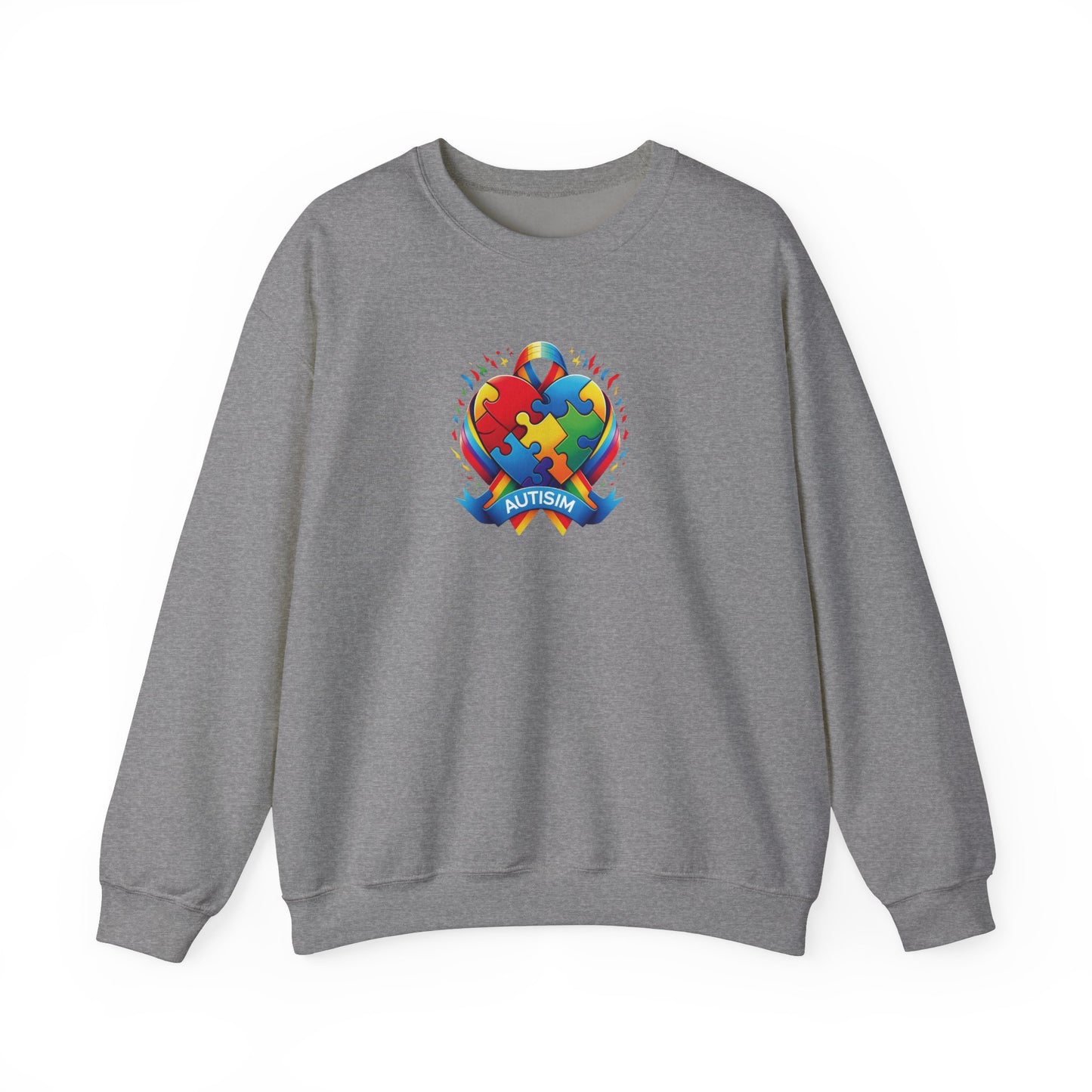 Stand for Autism Puzzle Ribbon Autism Sweatshirt
