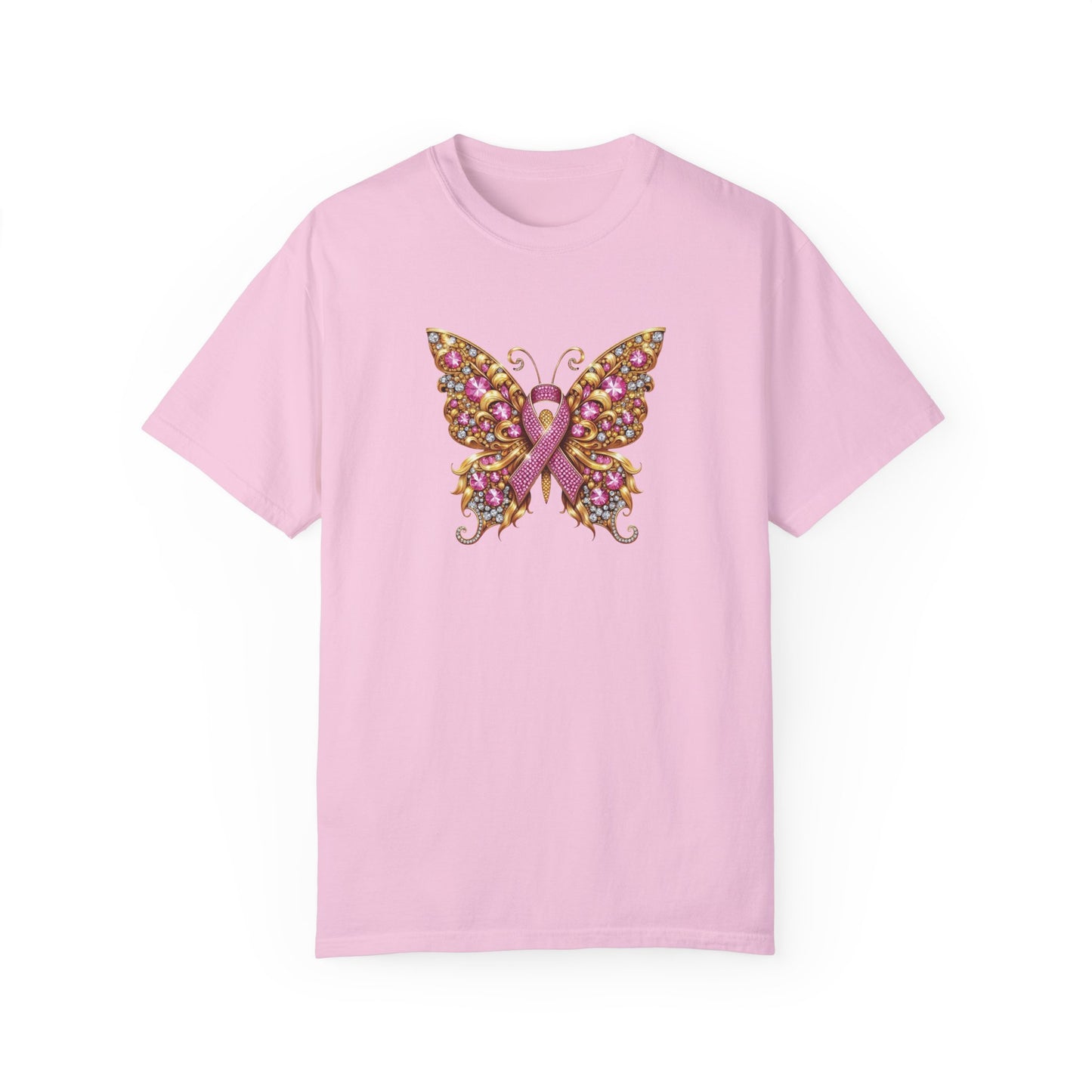 Butterfly Breast Cancer Awareness T-Shirt