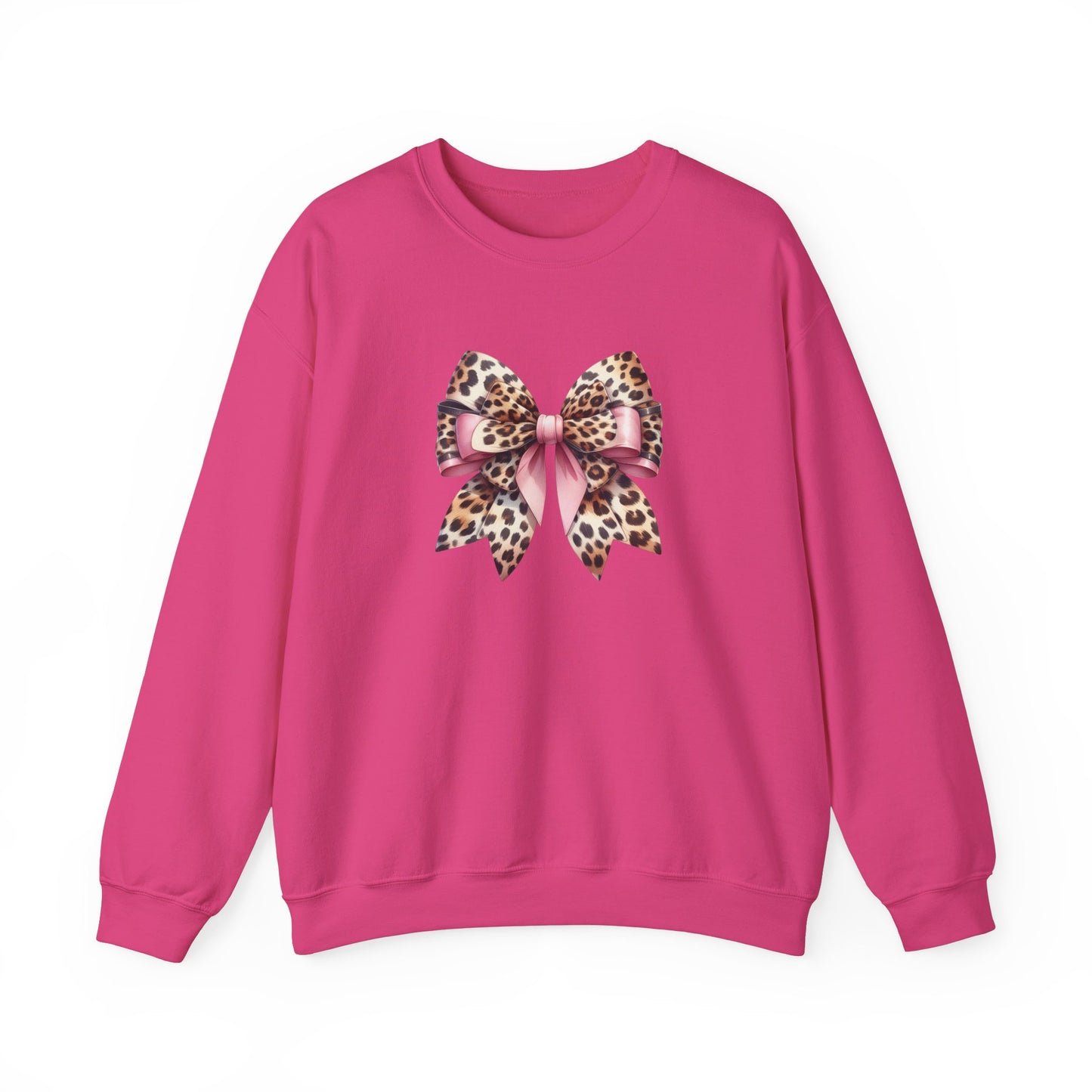 Pink Leopard Fierce & Feminine bow T-Shirt