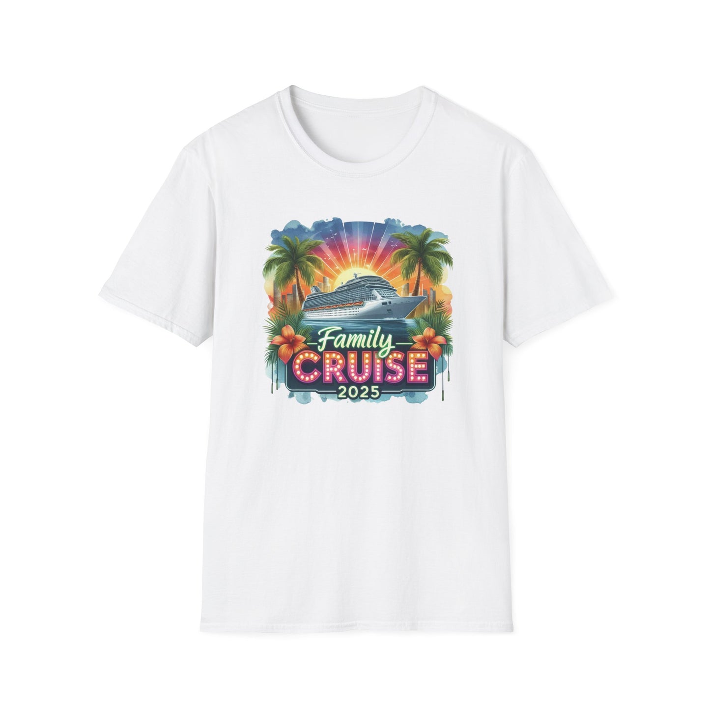 Sunset Family Cruise 2025 T-Shirt