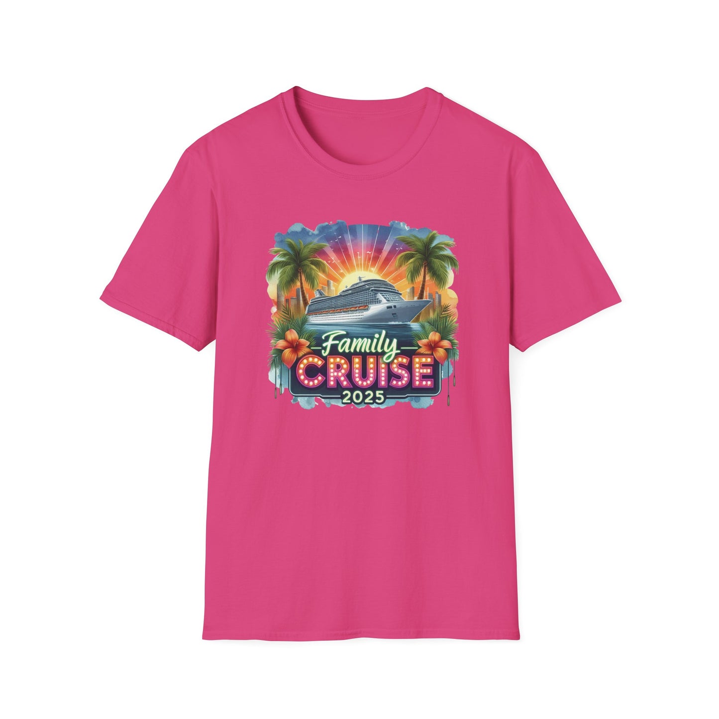 Sunset Family Cruise 2025 T-Shirt
