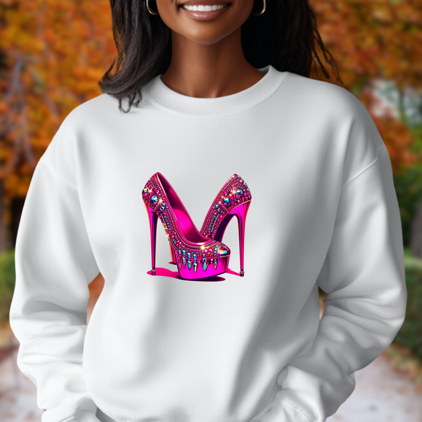 "Pink Rhinestone Royalty" Sweatshirt
