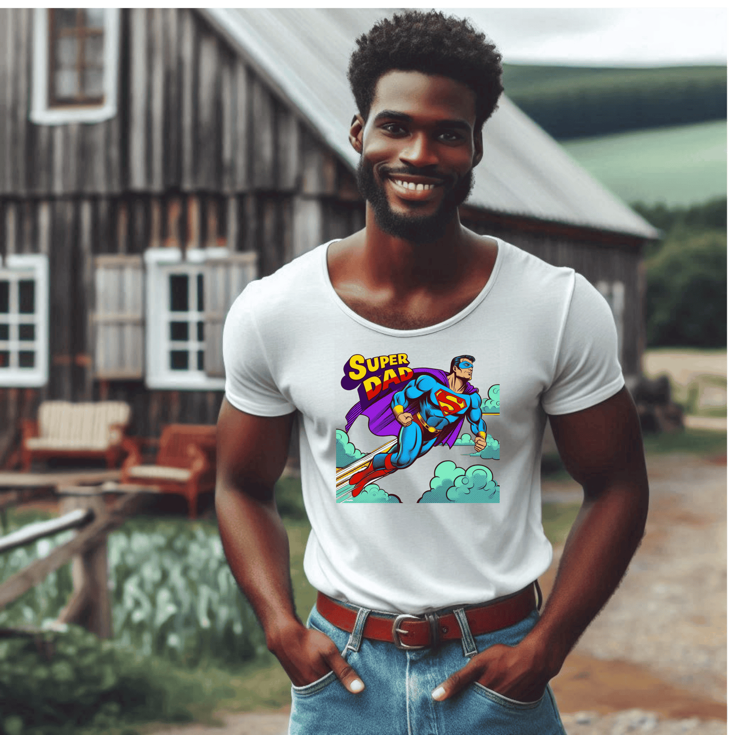 Everyday Hero Super Dad Tee