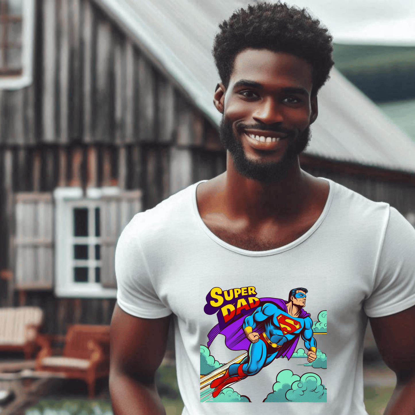 Everyday Hero Super Dad Tee