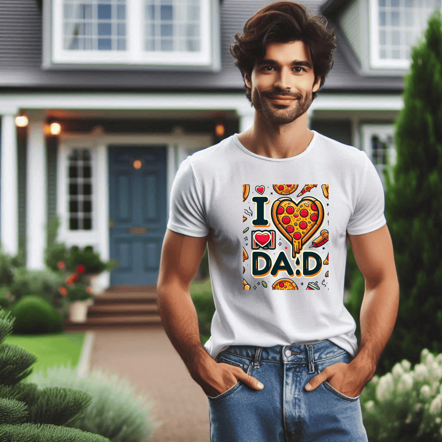 Pizza Love Dad T-Shirt