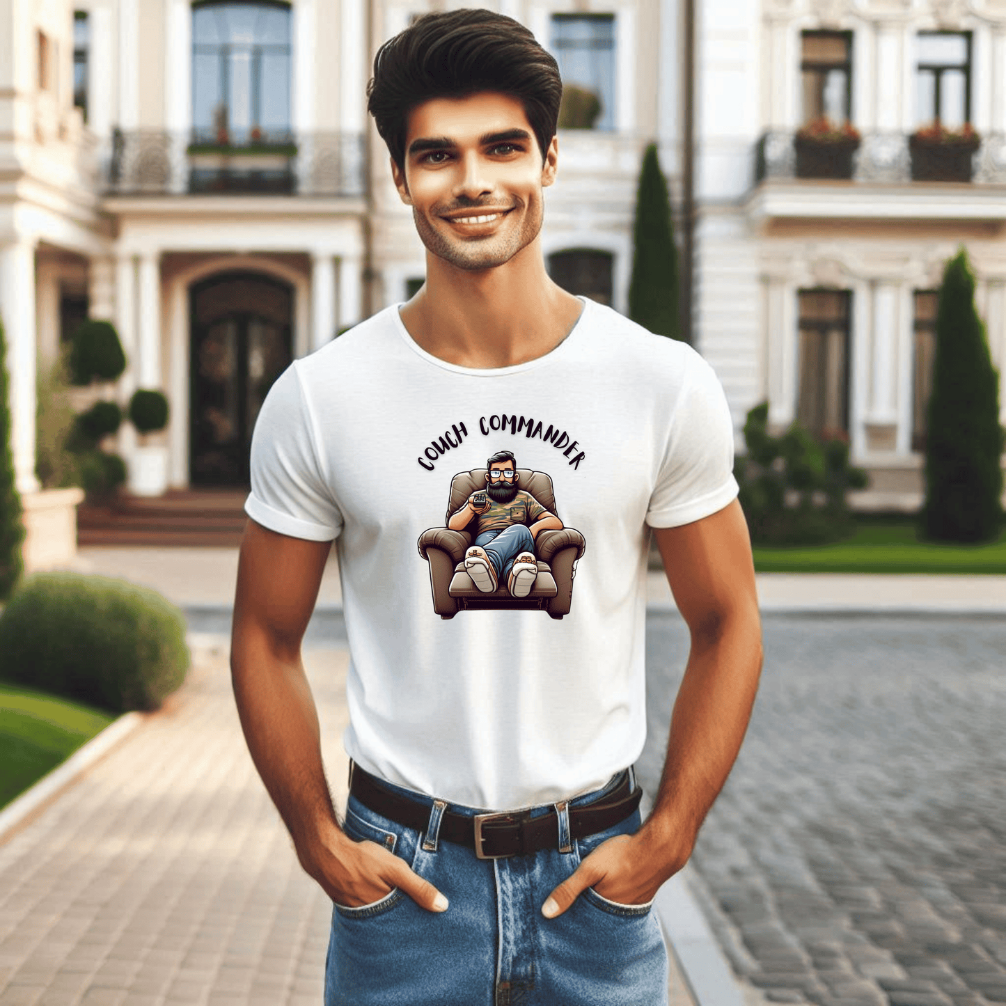 Dad Couch Commander Tee