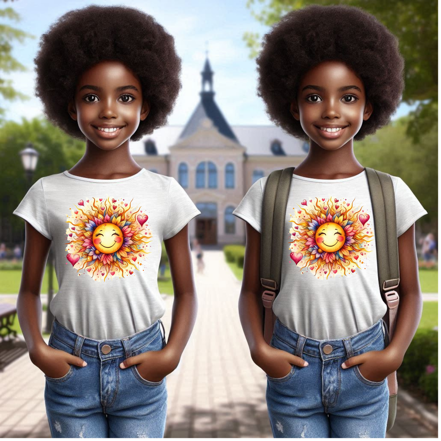 Sunny Smiles Kids Tee