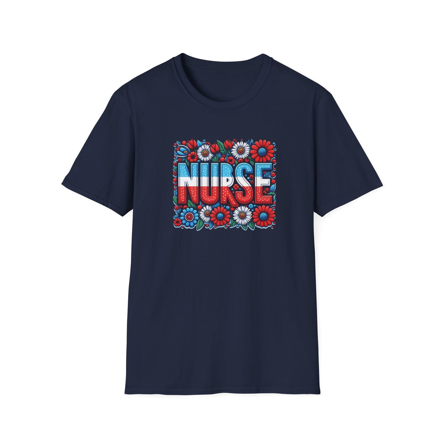 Honoring Nurses in Red, White & Blue T-Shirt