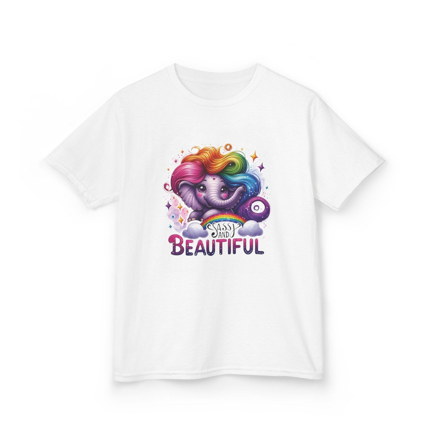 Rainbow Spirit Elephant Kids Tee