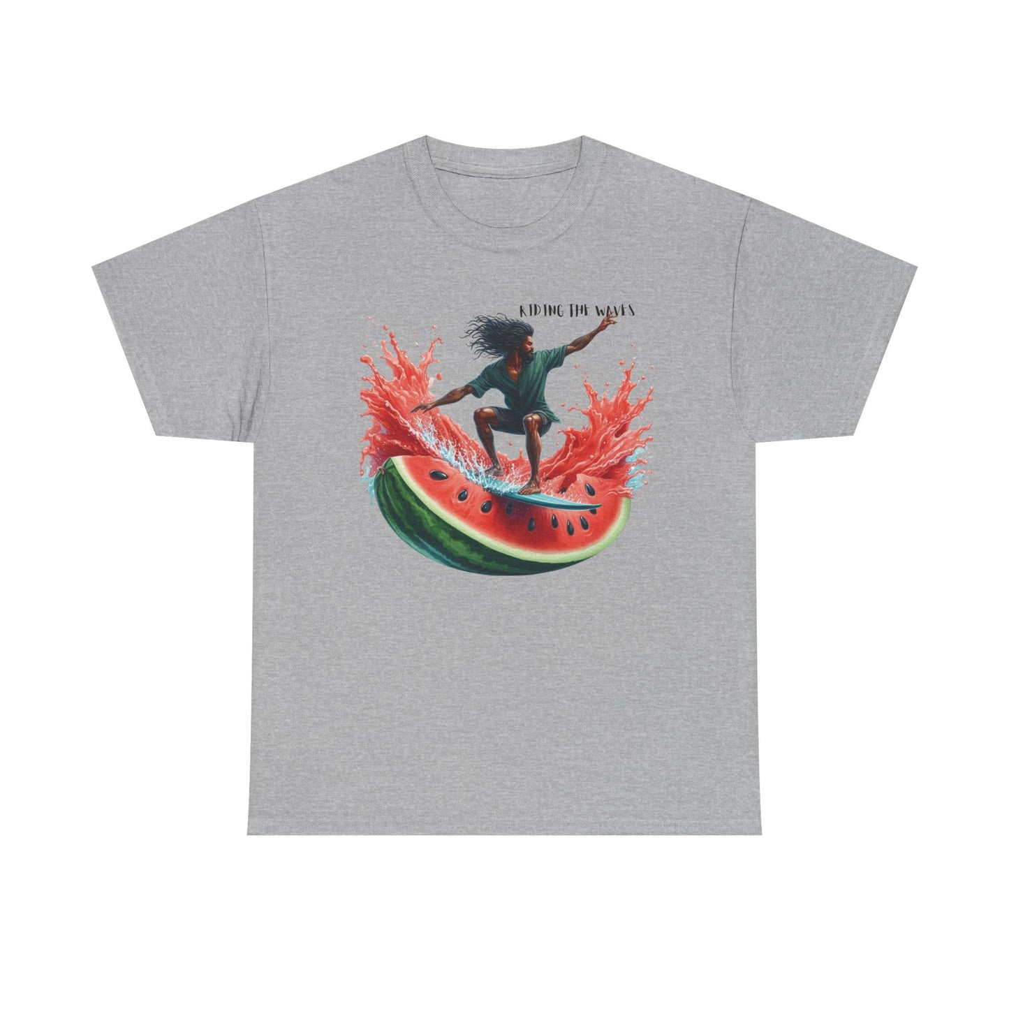 Riding the Waves with Watermelon Tee