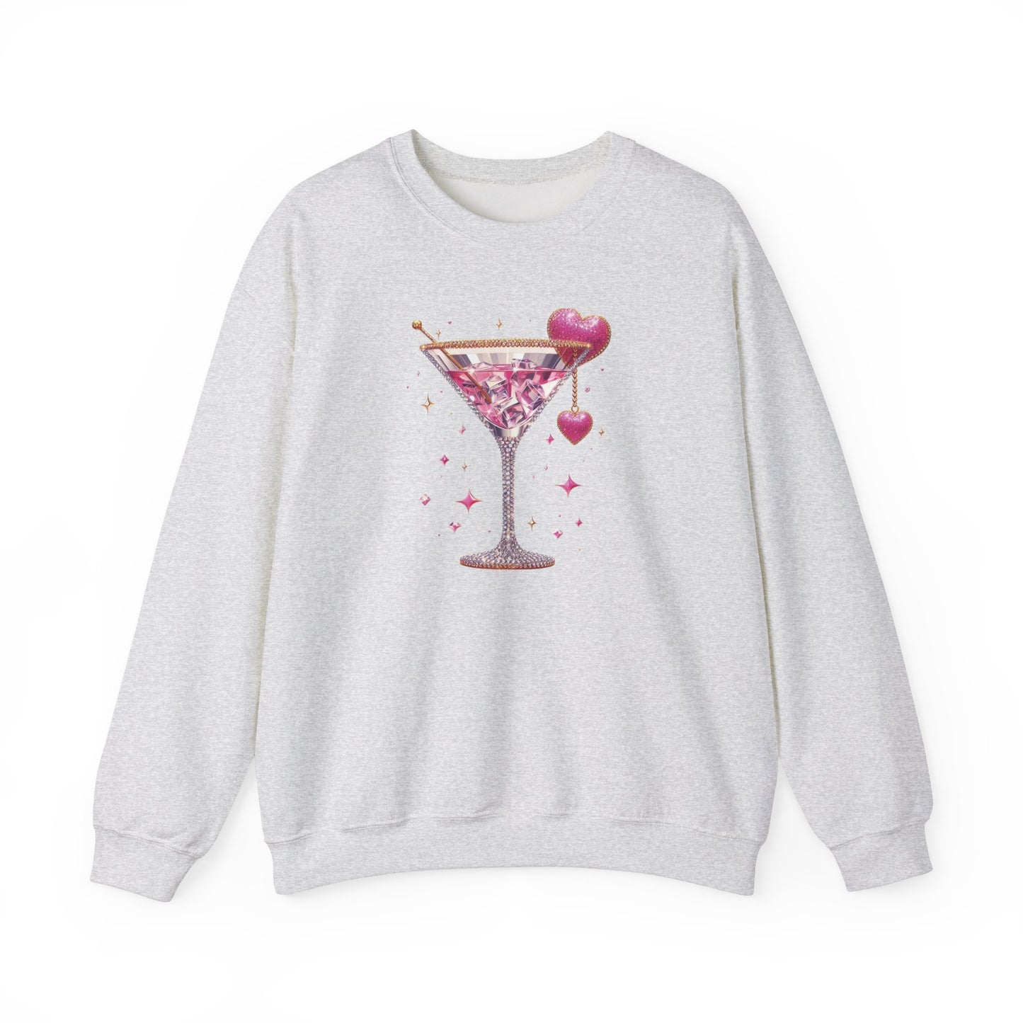 "Sparkle & Sip – Glam Cocktail" Sweatshirt