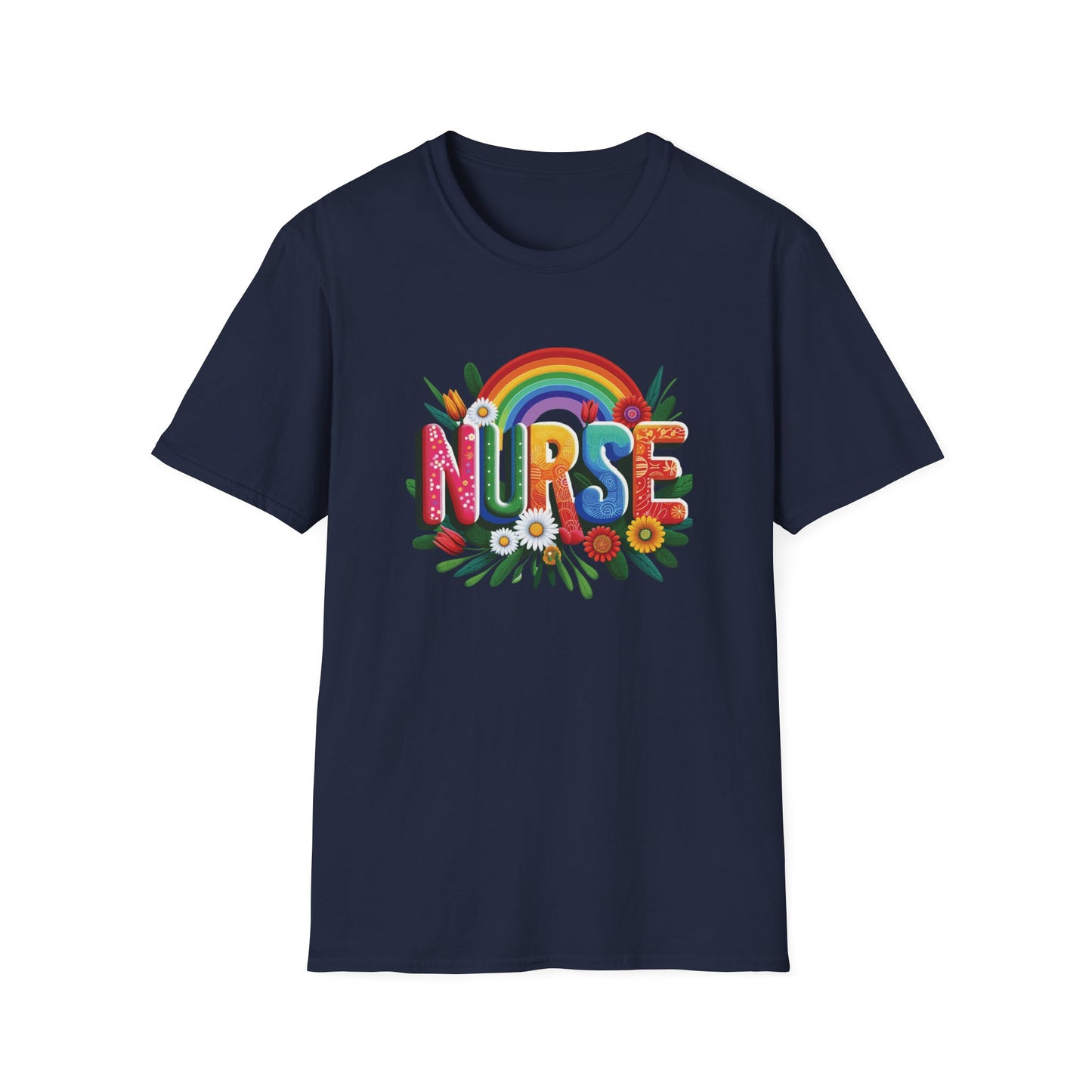 Rainbow Tribute Nurse T-Shirt