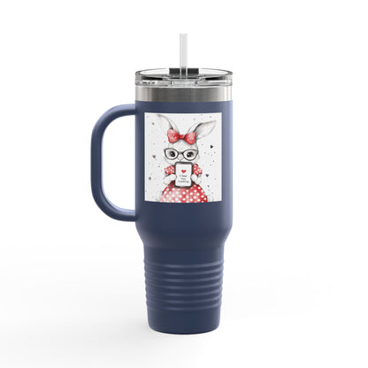 "Caught You Looking" Bunny Travel Mug