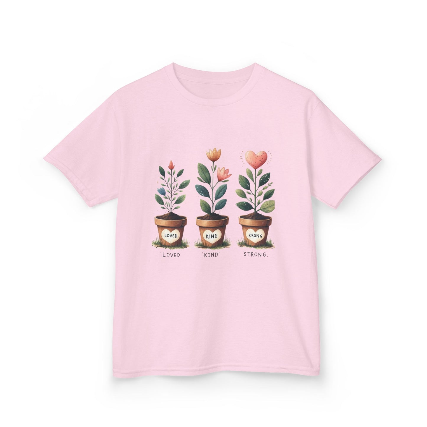 LOVE, KIND and STRONG Kid Tee,