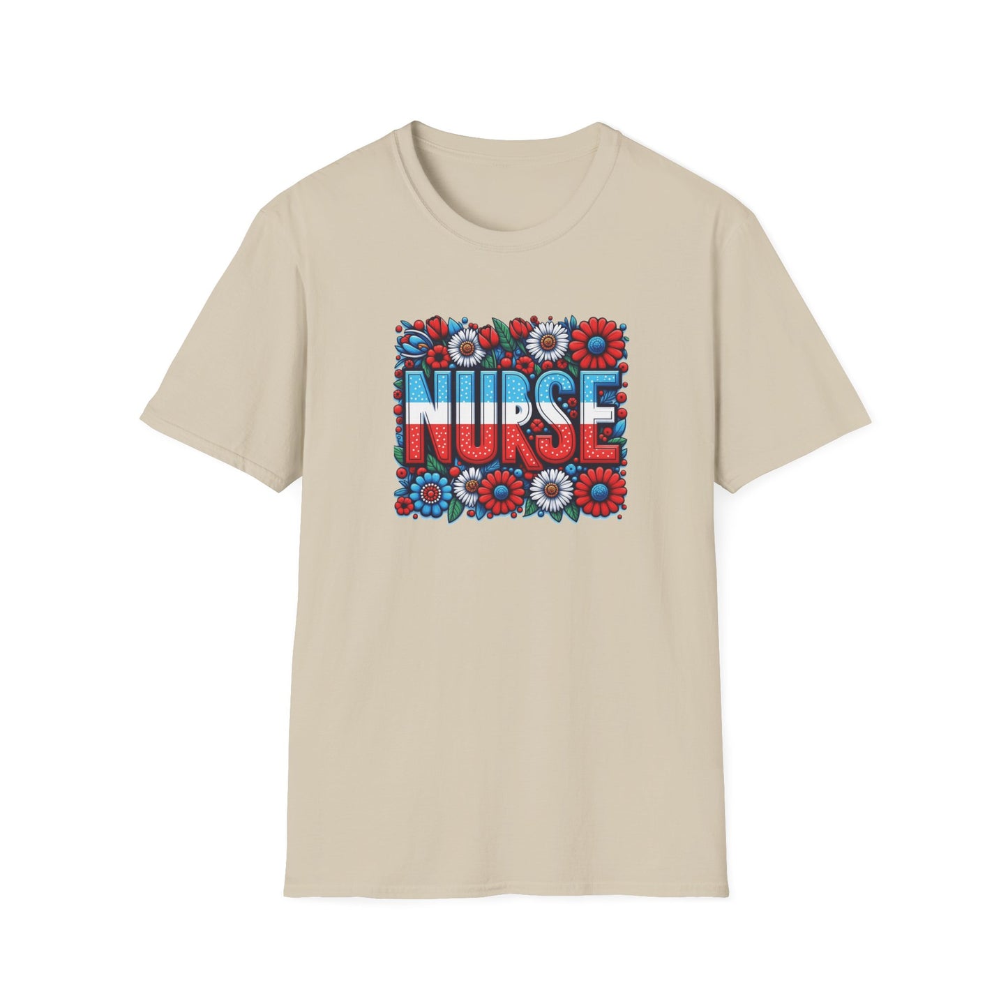 Honoring Nurses in Red, White & Blue T-Shirt