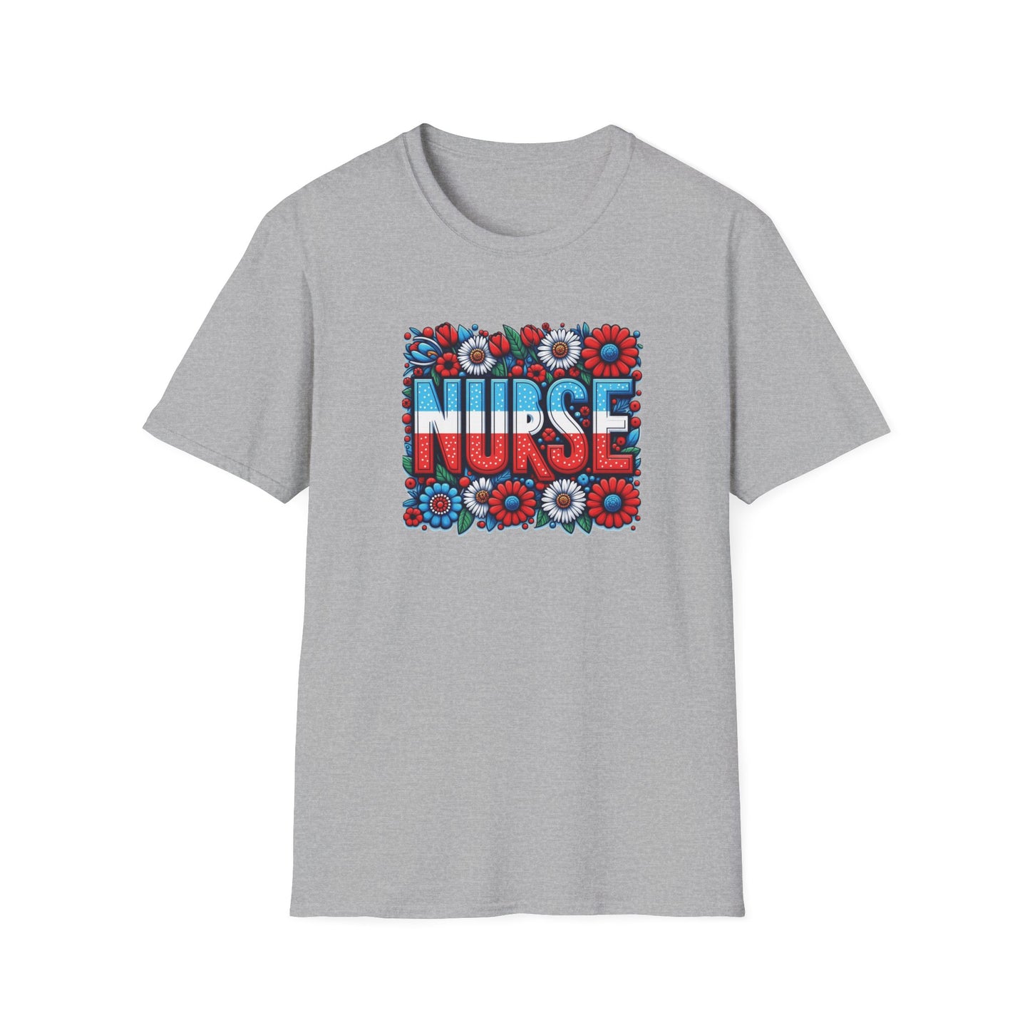 Honoring Nurses in Red, White & Blue T-Shirt