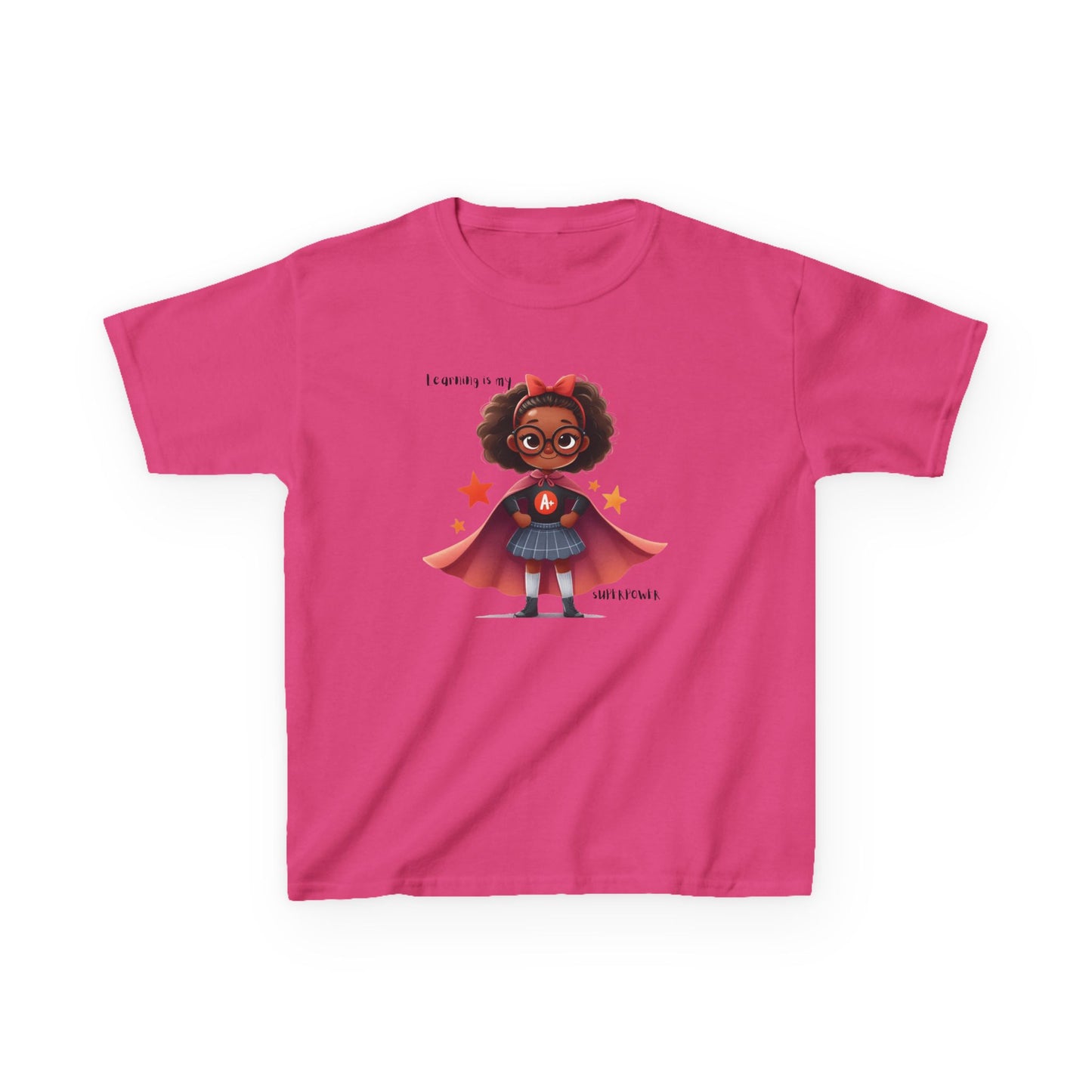 Learning is my Superpower Kids Tee